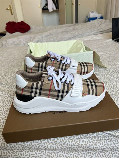 used mens burberry sneakers|Burberry sneakers men price.